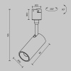 Трековый магнитный светильник Maytoni Focus Led TR163-1-5W3K-M-B