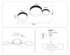 Потолочная люстра Ambrella Light Comfort LineTech FL4814