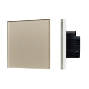 Выключатель сенсорный Arlight SWT-OMALI-S02-ZB-GD (250V, 10A, Zigbee) 050038