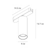 Трековый магнитный светильник Arte Lamp Rapid A6156PL-1WH