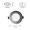 Встраиваемый светильник Favourite Flashled  (в комлекте 3 шт) 1660-3C