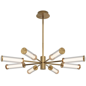 Люстра на штанге Eurosvet Stark 50386 LED латунь a067957