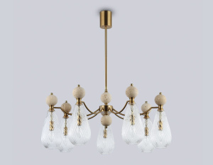 Люстра на штанге Ambrella Light High Light Ceramo Modern LH53287