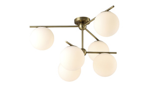 Потолочная люстра Crystal Lux FELIZ SP-PL6 BRONZE/WHITE