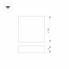 Потолочный светильник Arlight SP-Quadro-S500x500-50W Day4000 034801