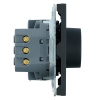 Терморегулятор механический Stekker Эмили RSW00-5120-05  черный уголь, soft touch 50713