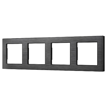 Рамка четырехместная Arlight FRM-PRESTO-ALS-4-BK 043862