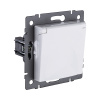 Розетка штепсельная SCHUKO 16A/250 В с крышкой, белый Kollinger REA-006WH для Aspekt, Eleganz, Reflex