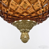 Подвесной светильник Bohemia Ivele Crystal 5680/18 G Amber/M-1F