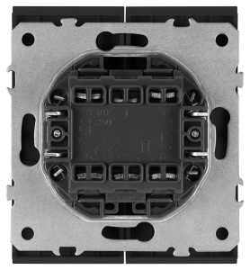 Переключатель Эра Arktik 16-1106-05 двойной 10АХ-250В антрацит Б0070368