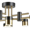 Потолочная люстра Natali Kovaltseva LED LAMPS 81368 GOLD BLACK