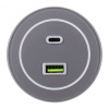 Трековая розетка Arte Milano Am-track-sockets-39 399732TS/USB-Type-C Grey