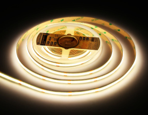 Светодиодная лента Ambrella Light Illumination COB 528Led/14W m/ 24V IP20 4500K/ 5m*10mm*2mm (2 конт.) GS4752