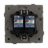 Механизм компьютерной розетки двойной SCT-TENDO-MPC2-SFPL-BK (RJ-45, CAT6) 054595