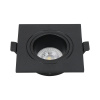 Встраиваемый светильник General GCL-MR16-SQ-BLACK 661283