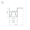 Алюминиевый профиль Arlight FOLED-CEIL-SIDE-3000 044856