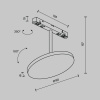 Трековый магнитный светильник Maytoni Plato TR131-2-15W4K-B