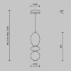 Подвесной светильник Maytoni Brosche MOD362PL-L10BG3K