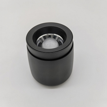 Накладной светильник iLedex Metrica 114-12W-D90-4K-ZOOM-BK
