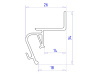 Алюминиевый профиль Ambrella Light Alum Profile GP4100BK