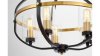 Подвесная люстра Lumina Deco Monterey LDP 1141-5 BK+MD