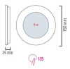 Встраиваемый светодиодный светильник Horoz Slim-6 6W 6400K 056-003-0006 HRZ33002848