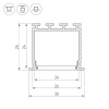 Профиль Arlight PLS-LOCK-H25-FS-2000 ANOD 016446