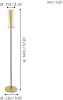 Торшер Eglo Pinto Gold 97655
