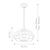 Подвесной светильник Hinkley Lotus QN-LOTUS-P-HBR