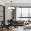 Подвесная люстра Arte Milano Neapolis 273808/4+1 BK/GD