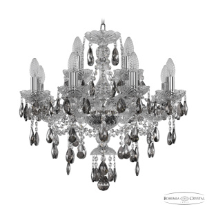 Подвесная люстра Bohemia Ivele Crystal 1415/8+4/200 Ni K731