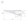 Алюминиевый профиль Arlight SL-MINI-SHELF-H8-2000 ANOD OLIVE GREY 038205