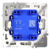 Выключатель двухклавишный Voltum S70 VLS020105 (сталь)