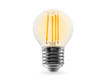 Филаментная светодиодная лампа Ambrella Light Bulbing E27 15W 2700K шар 451523