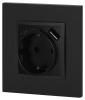Розетка со шторками с USB type-A+C Эра Elegance 14-4108-05 Б0067724