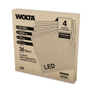 Светодиодная панель Wolta ULPD36W60-04