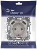 Розетка со шторками с 2xUSB Эра Elegance 14-4109-16 Б0065775