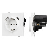 Механизм розетки с USB зарядкой Arlight SCT-TENDO-MUAC-PL-WH (230V, 16A) 054086