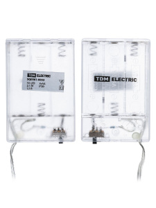 Светодиодная гирлянда TDM Electric Роса100 3хАА теплый белый без мерцания SQ0361-0053