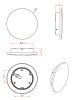 Уличный настенный светильник Arte Lamp Nimbo A1510AL-1WH