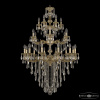 Подвесная люстра Bohemia Ivele Crystal Verona 72114/12+6+6/300/3d B G