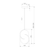 Подвесной светильник Eurosvet Lang 50225/1 LED хром a057335