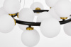 Подвесная люстра Lumina Deco Marsiada LDP 6033-15 BK+MD