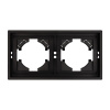 Рамка пластиковая на 2 поста Arlight FRM-TENDO-PL-2-BK 053840