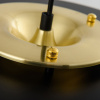 Подвесной светильник DeLight Collection Revolve 9187P black/gold