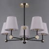 Люстра на штанге Illumico IL0394-5CSQ-24 BK AB CASTOR