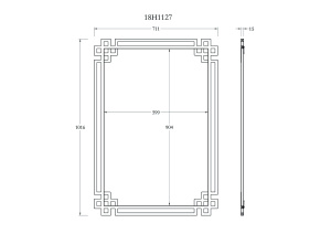 Зеркало Garda Decor KFE1270