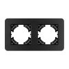 Рамка на 2 поста алюминиевая Arlight FRM-AKIRY-SFAL-2-BK 049738