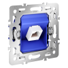 Механизм розетки компьютерной RJ45 кат.6 Voltum S70 VLS0601M