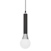 Подвесной светильник Lumina Deco Folino LDP 7012-1B BK+CHR